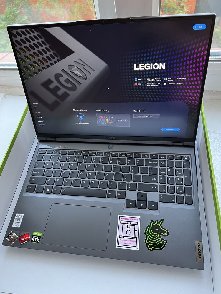 Продам Lenovo Legion 5 Pro-16ACH6H Ryzen 5800H 16Gb 512Gb RTX 3060 6Gb