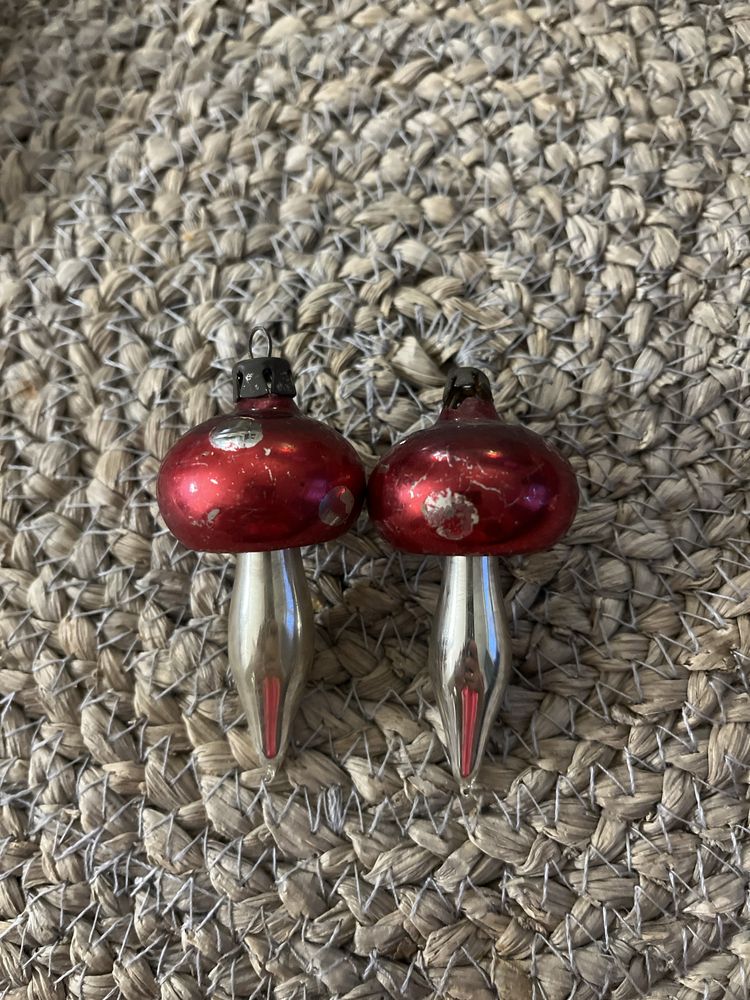 Bombki prl stare grzybki