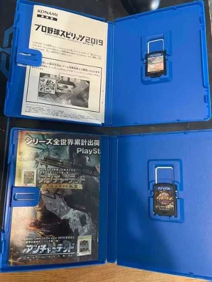 Uncharted + Pro Yakyuu Spirits 2019 - PS Vita
