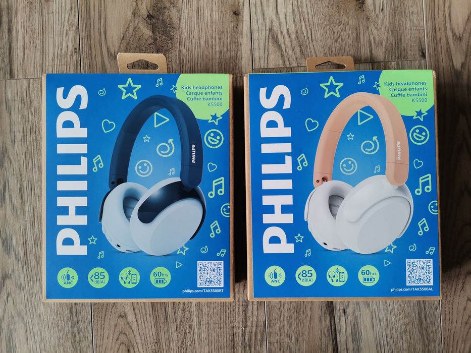 Słuchawki bezprzewodowe PHILIPS TAK5500AL. Idealne na PREZENT. NOWE