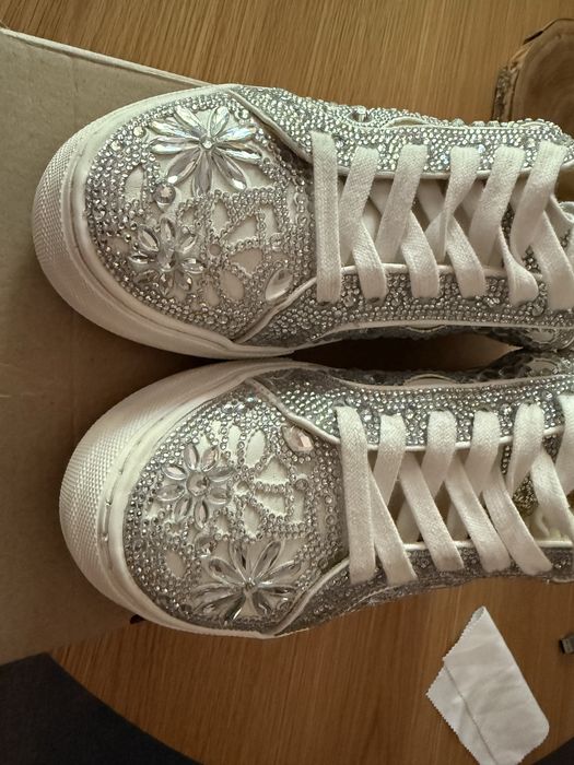 Buty trampki z cekinami