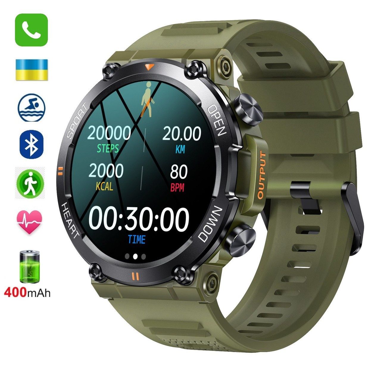 Smart watch Melanda K56  Pro Українська мова.