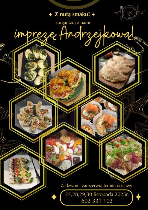 CATERING - andrzejki, święta bożego narodzenia, sylwester - CATERING