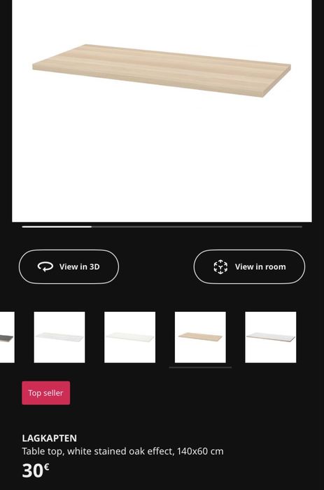 Secretaria IKEA - Tampo e Pés