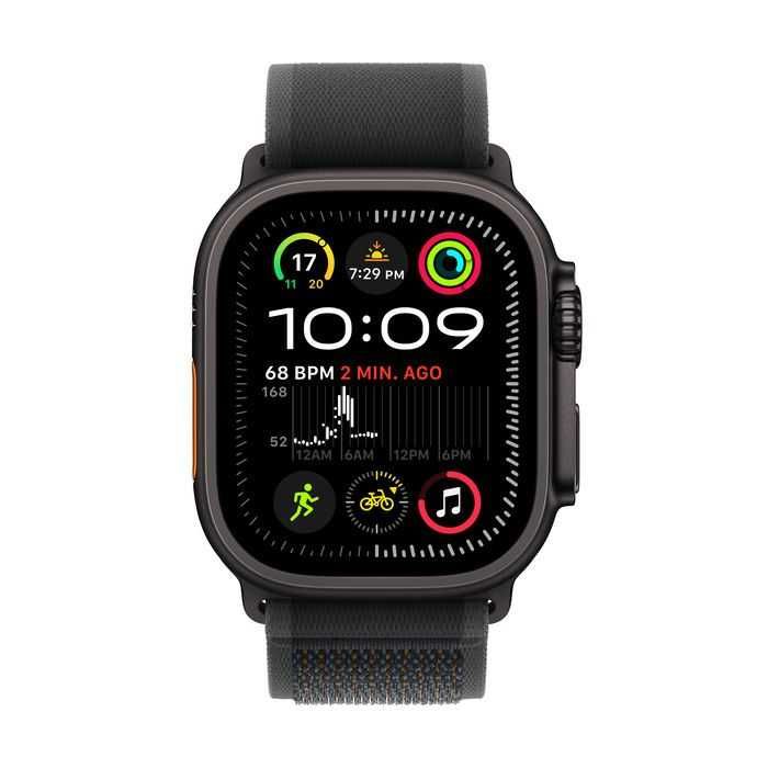Apple Watch Ultra 2 Black Titanium 49MM A2986 Black Trail Loop GW W-wa