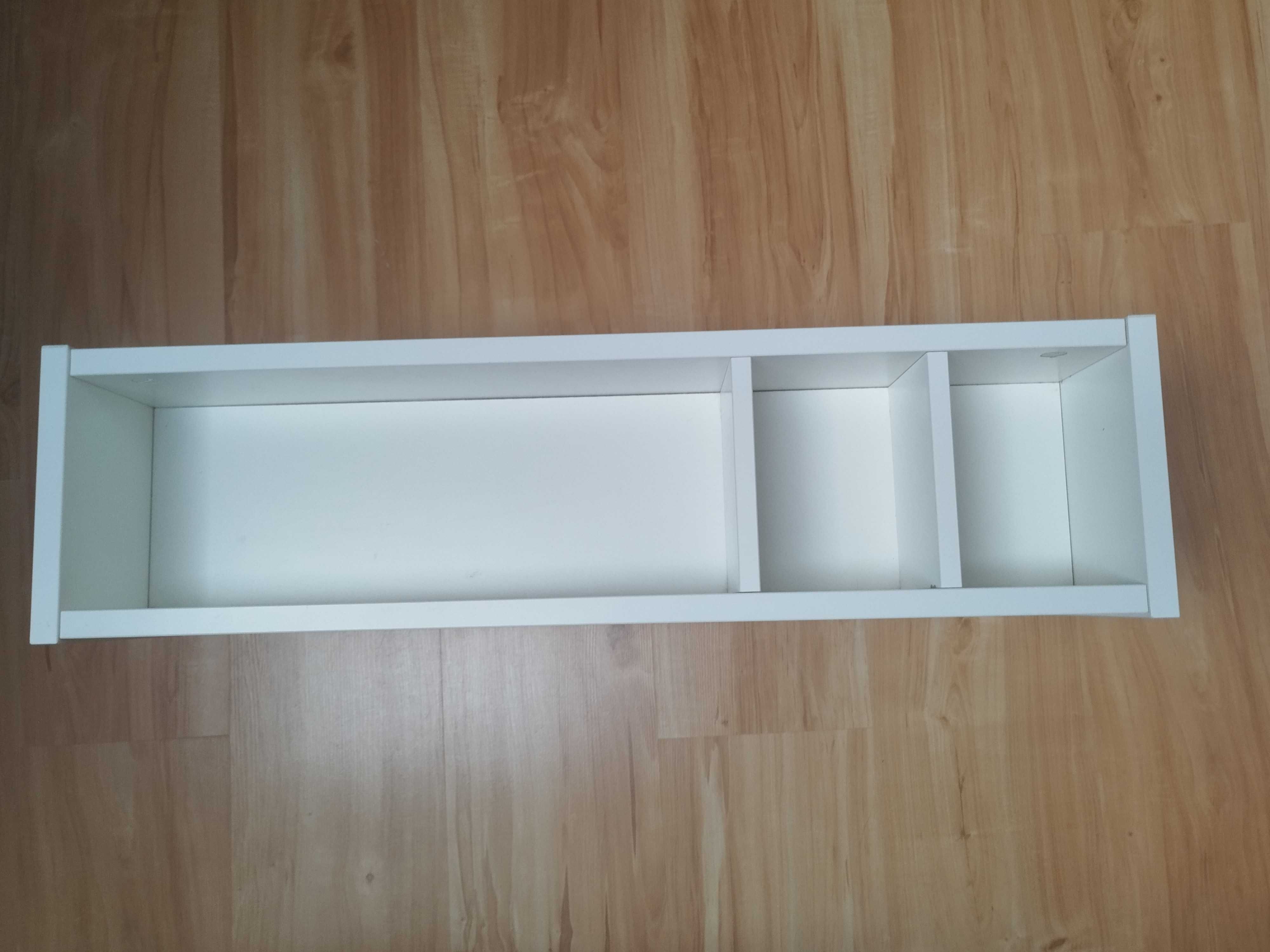 Nadstawka na biurko Ikea Pahl biało-zielona