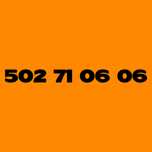 Pozlacany numer, nowy starter Orange