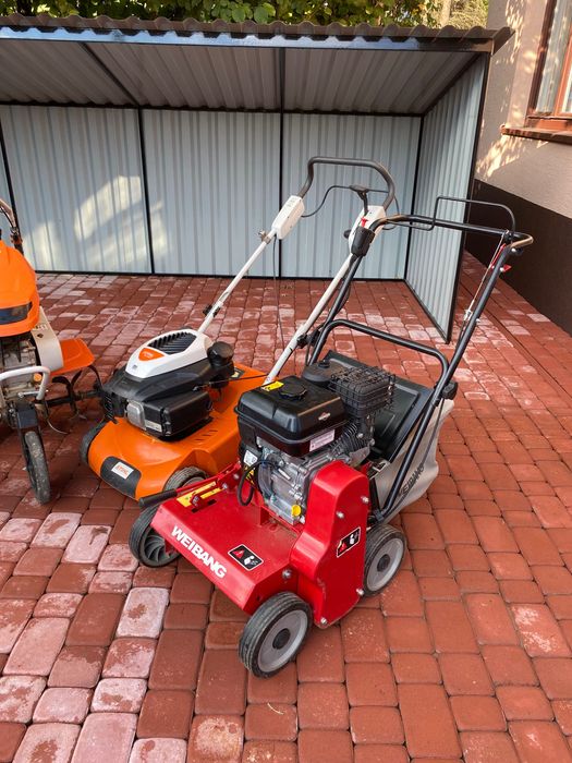 Wynajem sprzęt ogrodniczego wertykulator glebogryzarka rębak wiertnica