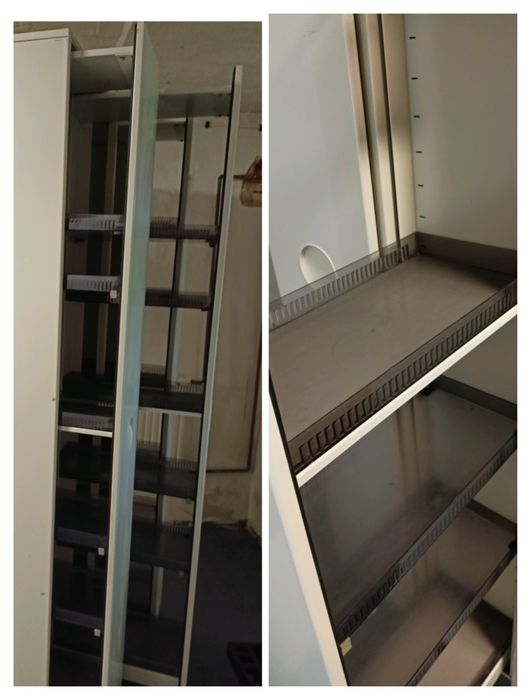 2 metalowe szafy cargoi 6 segmentów mocna