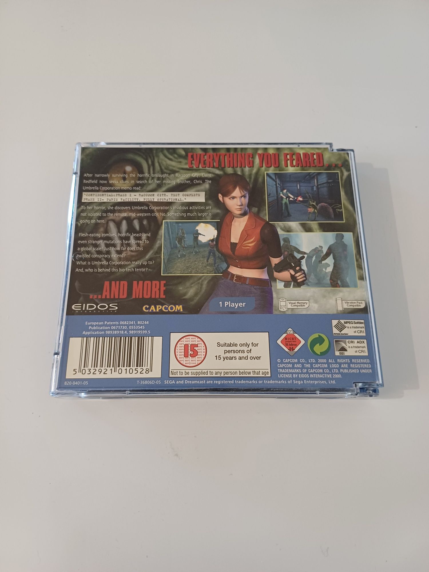 Resident Evil Code Veronica Sega Dreamcast
