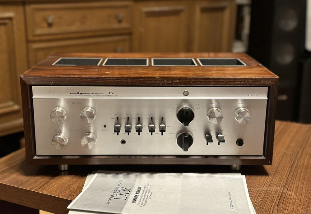 Lampowy wmacniacz stereo Luxman LX-38
