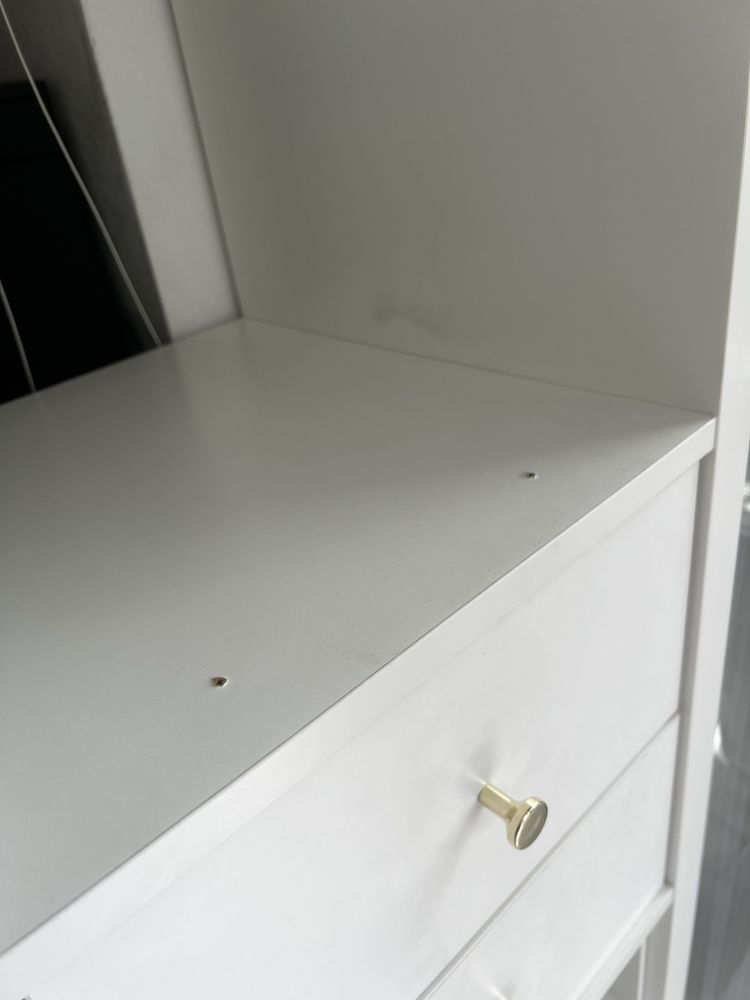 Regał Ikea Kallax biały, 147x112 cm