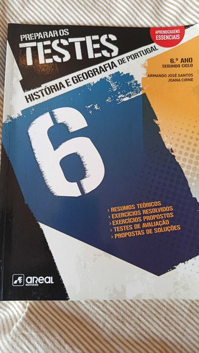 Livros Preparar os Testes Areal Editores 6.º Ano