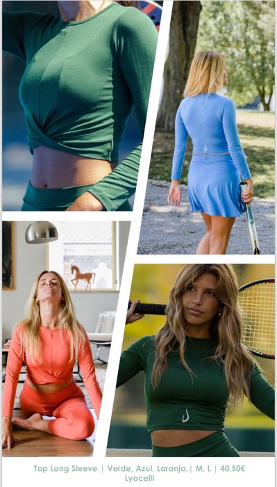 Stock off 236 peças roupa desportiva ecológica – ideal revenda / lojas