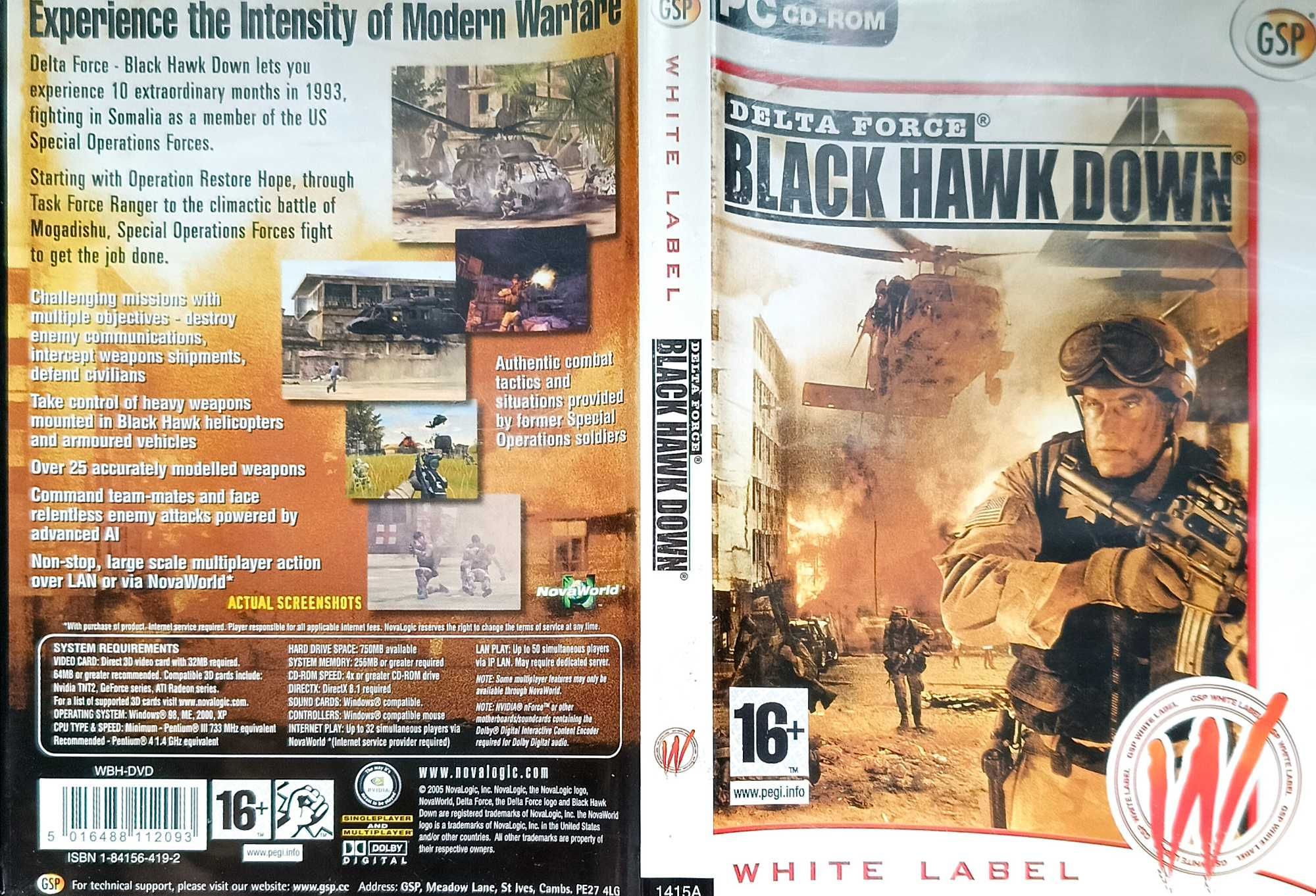 Black Hawk Down Gra na PC komputer