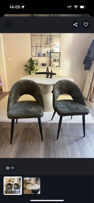 Duas cadeiras e uma poltrona kave home