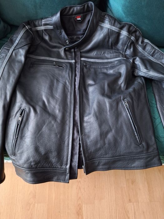 Kurtka motocyklowa skórzana