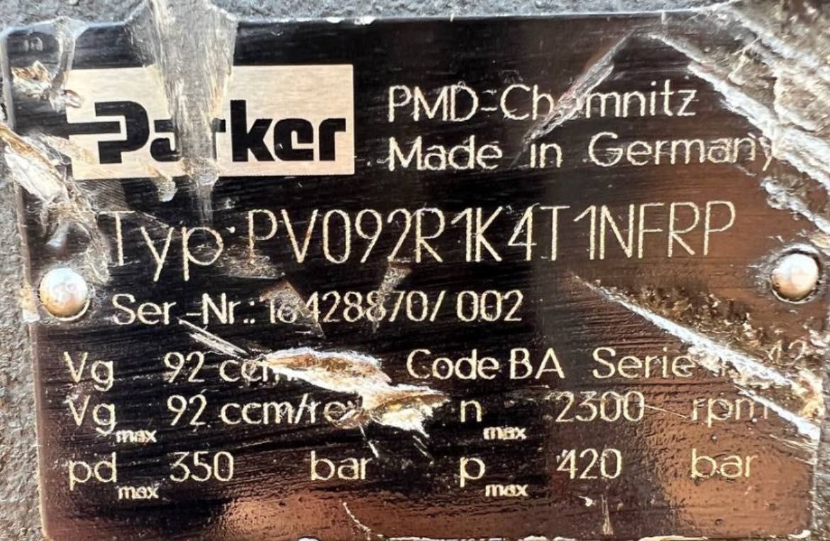 Parker PV092 (Parker PV092R1K4T1NFRP) Pompa hydrauliczna