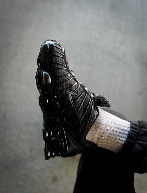 Мужские кроссовки Nike Shox TL Triple Black 40-45 найк Хит