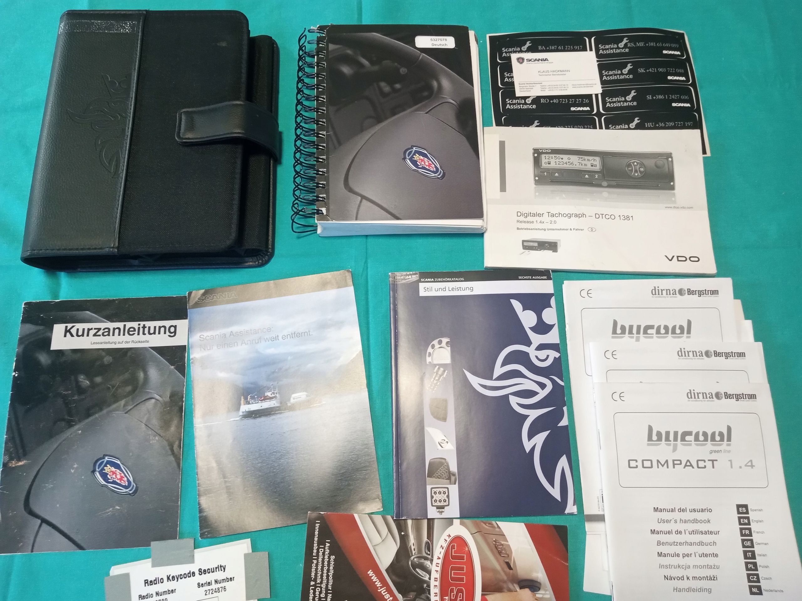 SCANIA R Instrukcja Obsługi książka Etui KOMPLET PREMIUM 2013