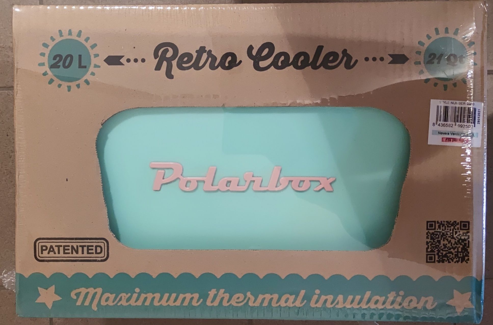 Polarbox 20l lodówka turystyczna retro cooler