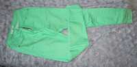 Nowoczesne zielone spodnie, rozmiar 36