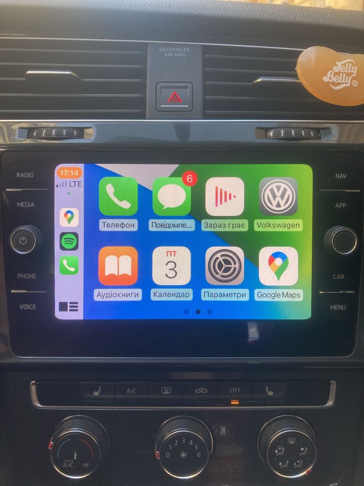 Прошивка Українська мова Carplay Audi BMW Volkswagen Škoda Seat For