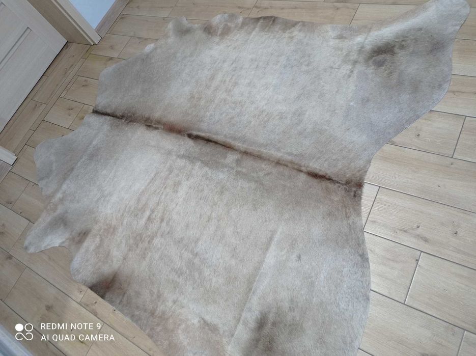 Dywan SKÓRA BYDLĘCA szampańska Krowa naturalna