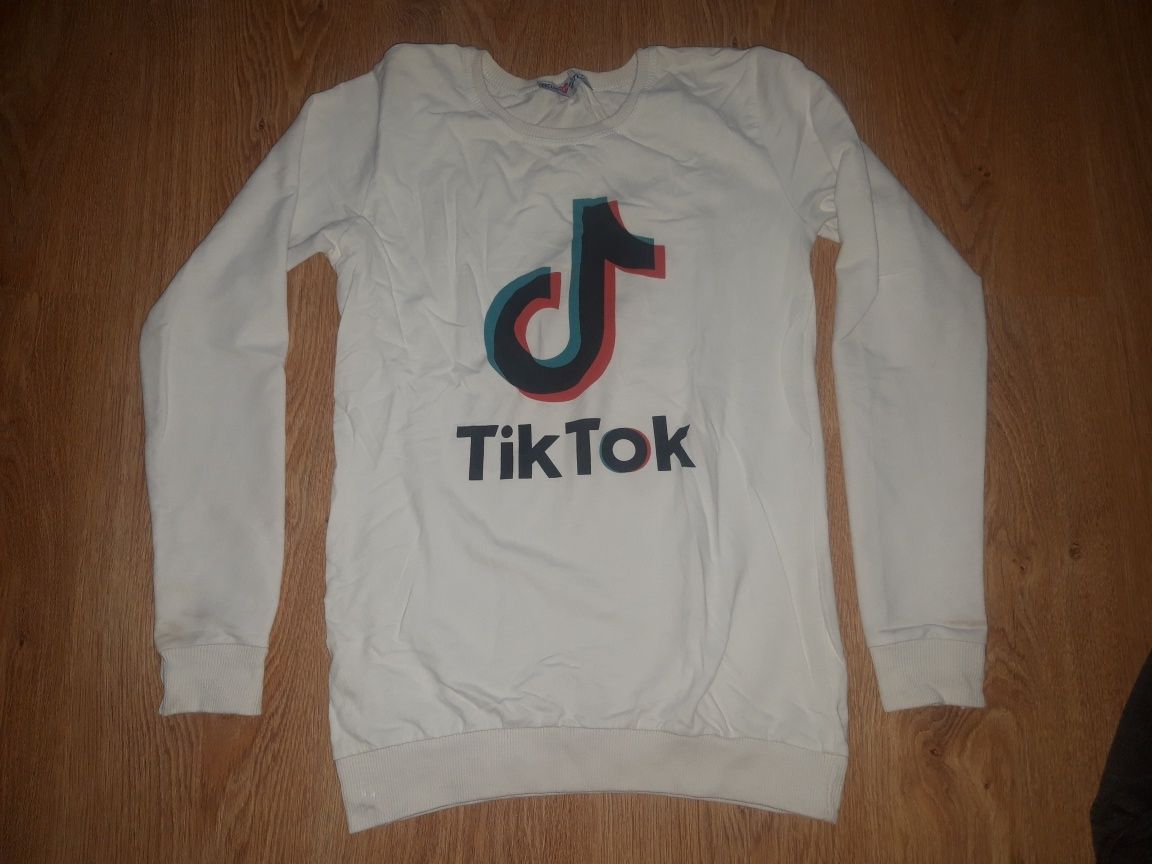 Zestaw bluza plus koszulka z krótkim rękawem TIK TOK, rozm. S/164