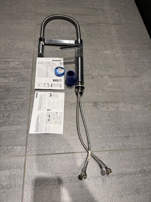 Kran blanco bateria kuchenna culina-s satin stojaca