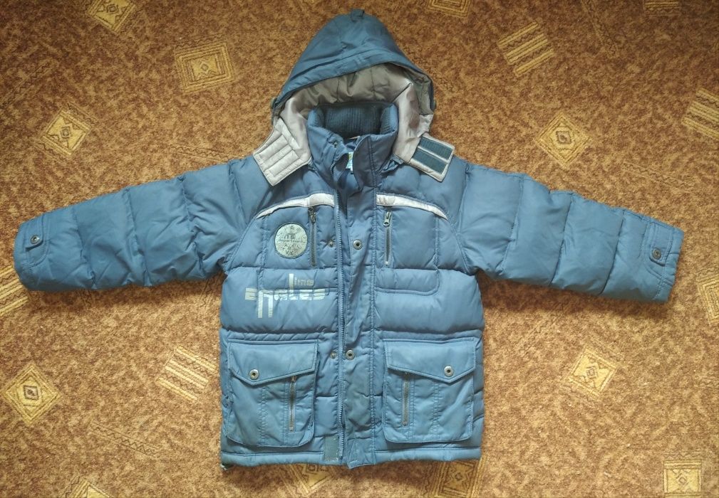 Зимняя куртка для мальчика рост 128