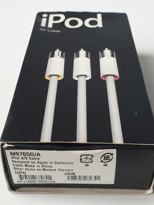кабель AV Cable Composite RCA to JACK Apple iPod M9765G/A