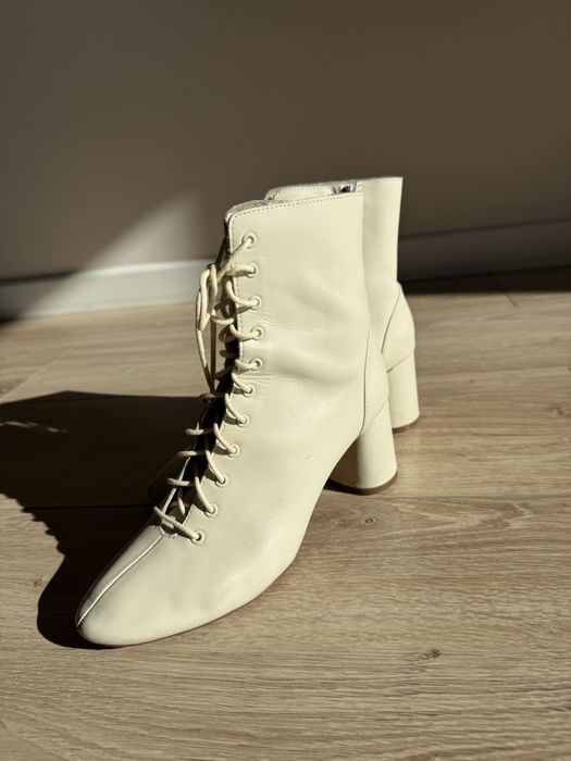 Продам ботильйони Zara шкіряні