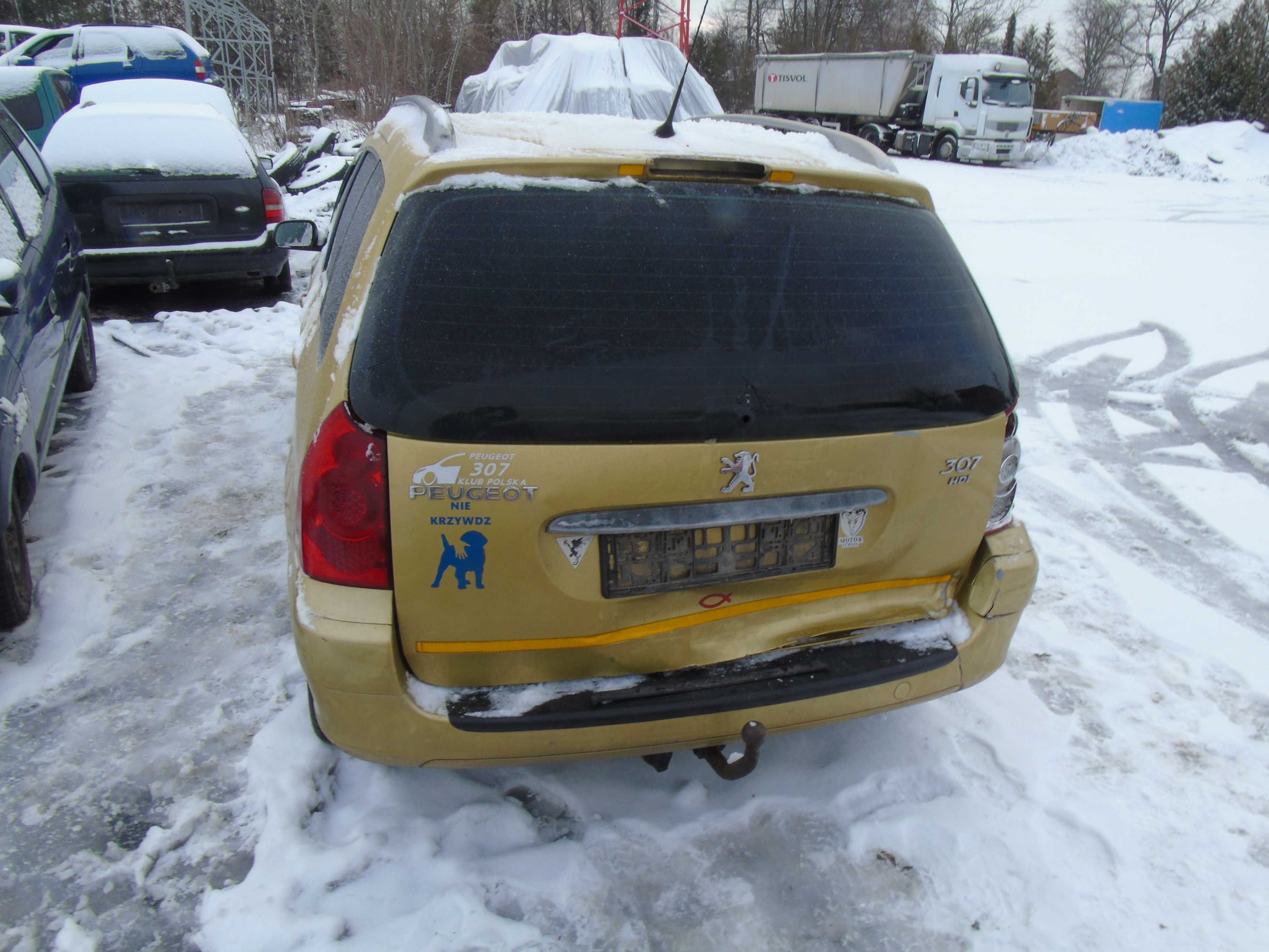 Peugeot 307 2.0 benzyna 2005r. części