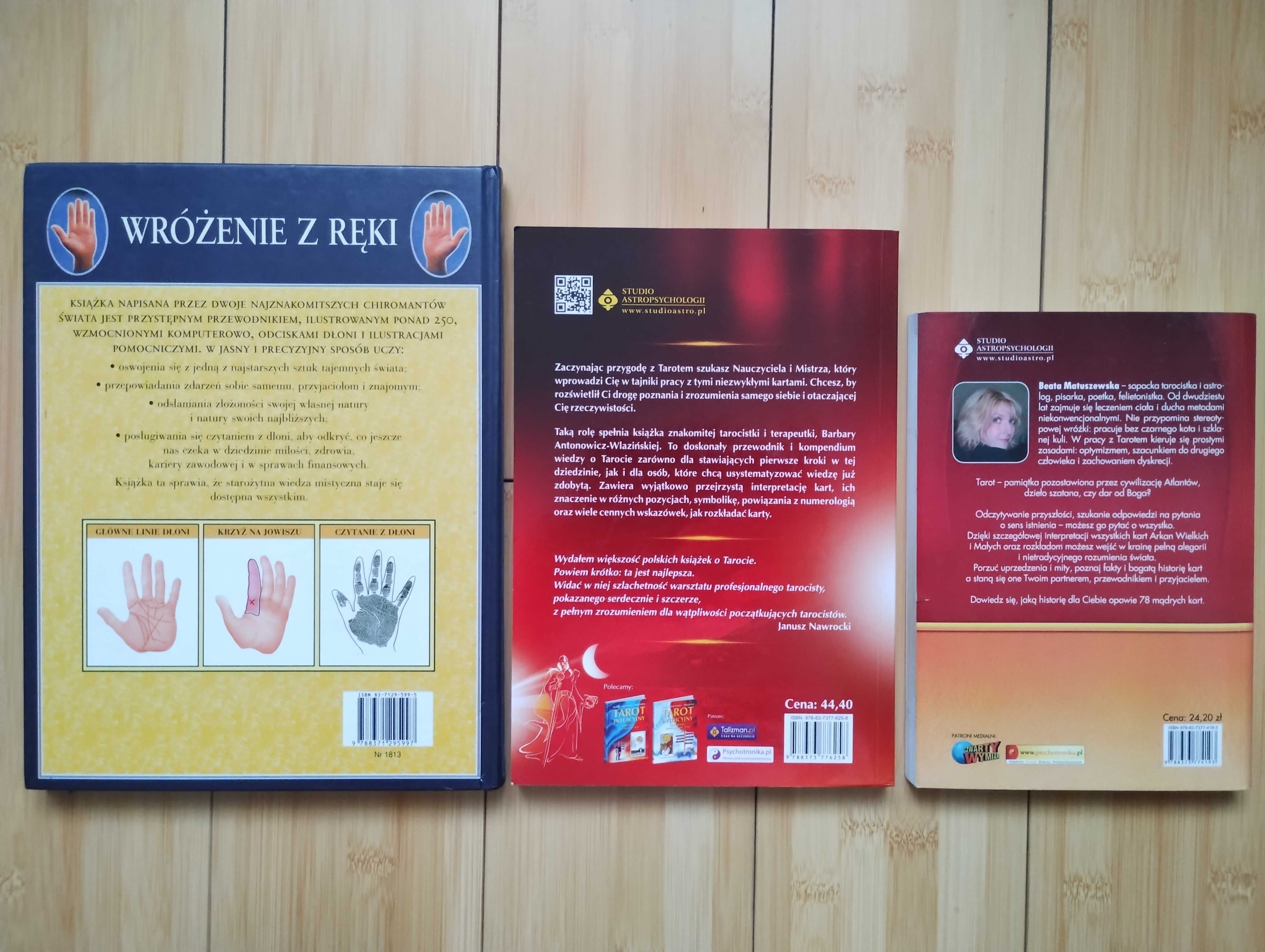 Vademecum tarota + Tarot bez tajemnic + Wróżenie z ręki