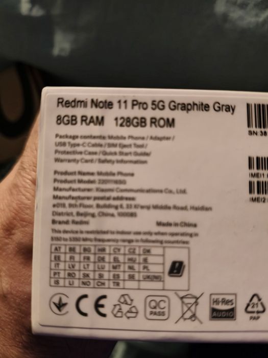 Telemóvel Redmi Note 11 Pro 5G