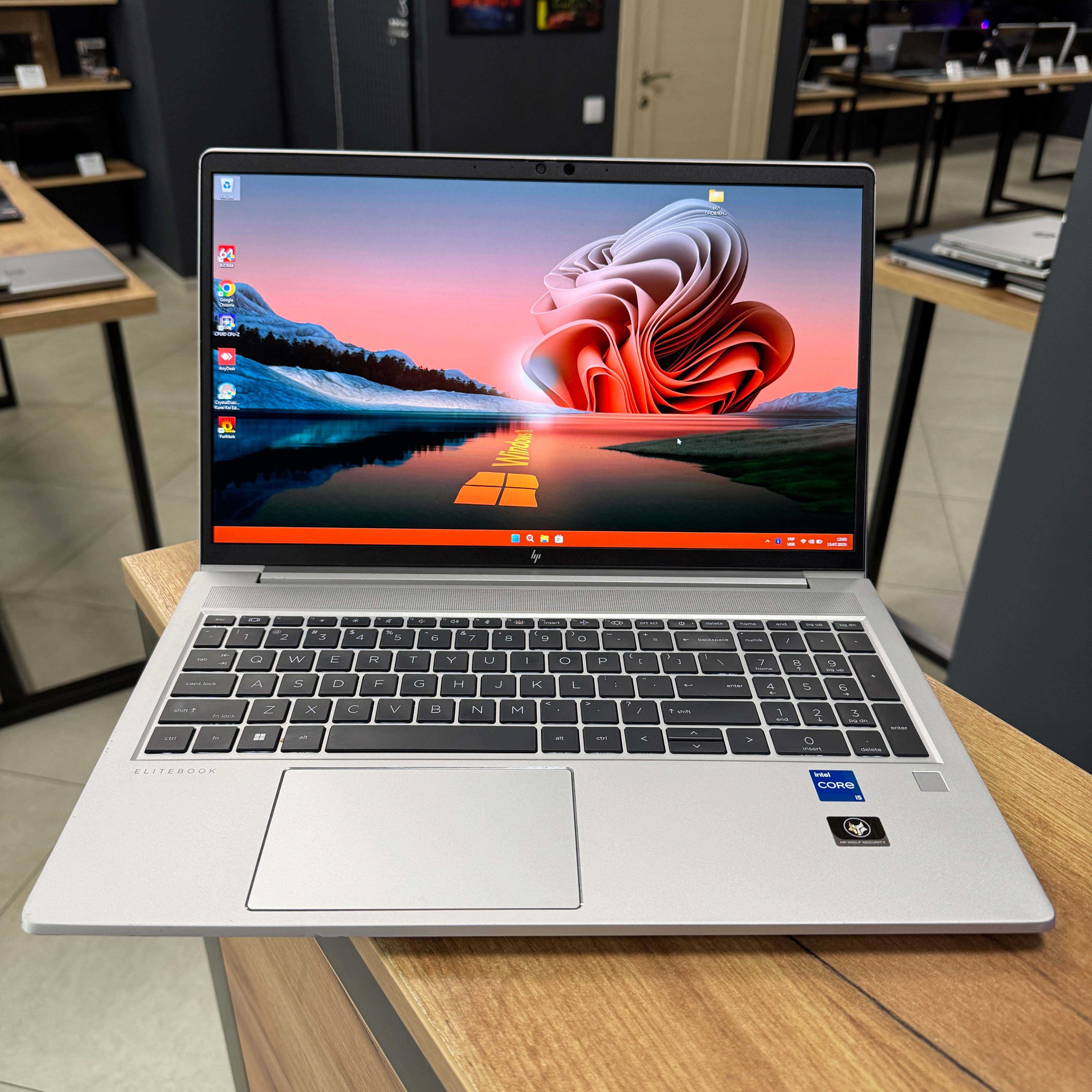 Ноутбук HP EliteBook [FullHD, IPS] - i5 1235U 10 ядер/16 GB/256 NVME