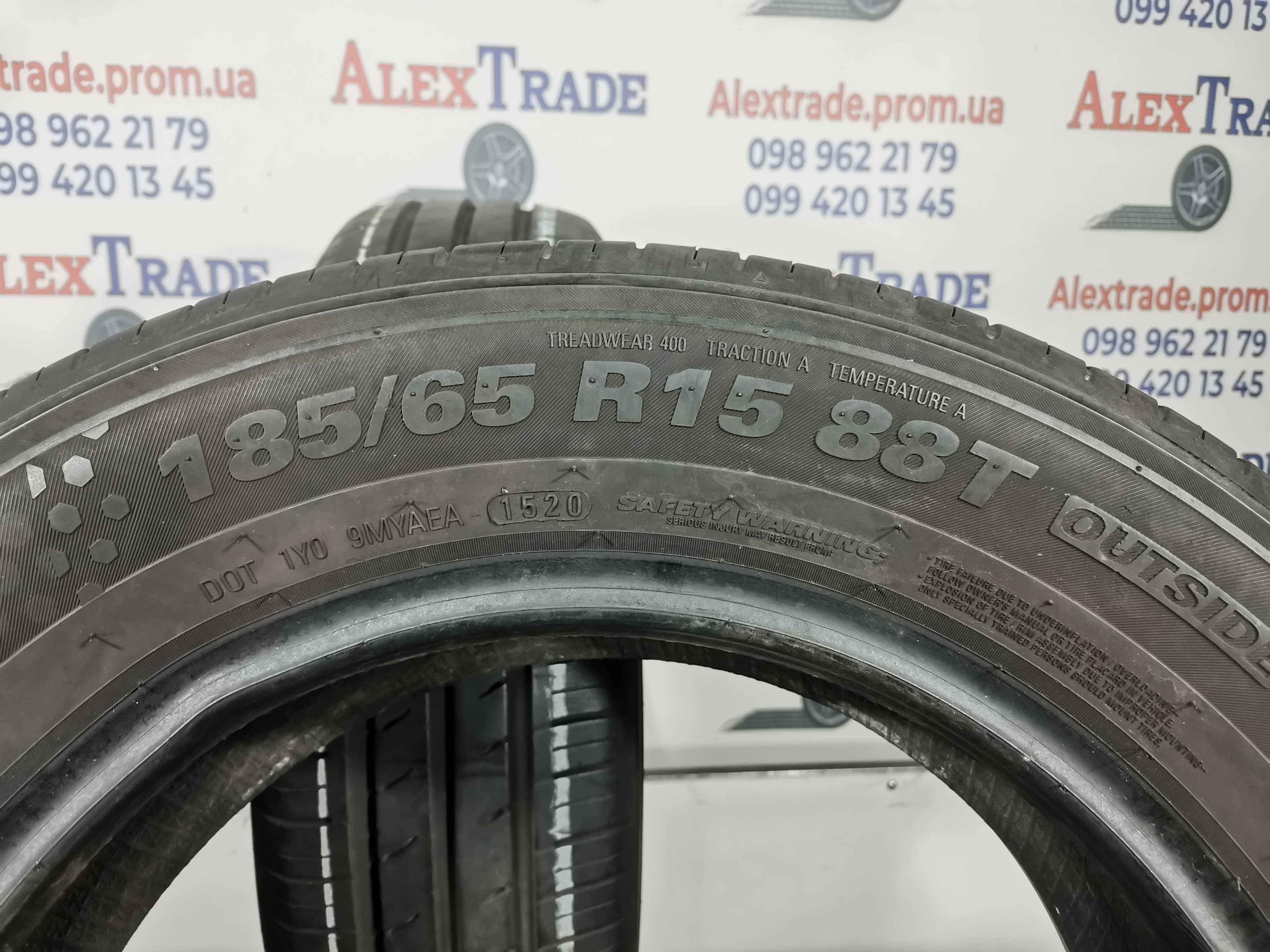 2шт 185/65 R15 Kumho Ecowing ES31 літні шини бу
2020р протектогр 7мм