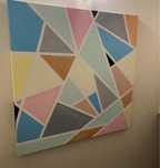 Quadro pintado à mão