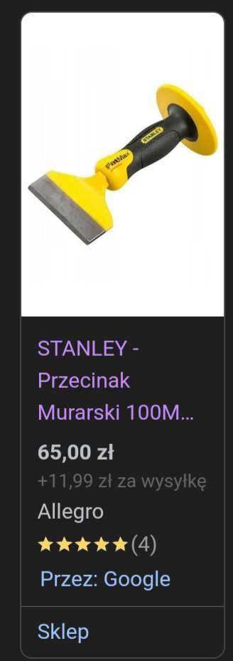 Przecinak do Cegieł Stanley FatMAX 10cm