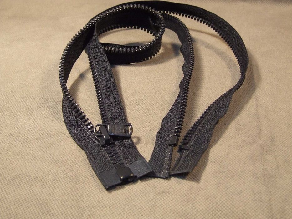 Молния трактор №8/1_бег/темно-синяя/80 см./застежка/застібка/змейка