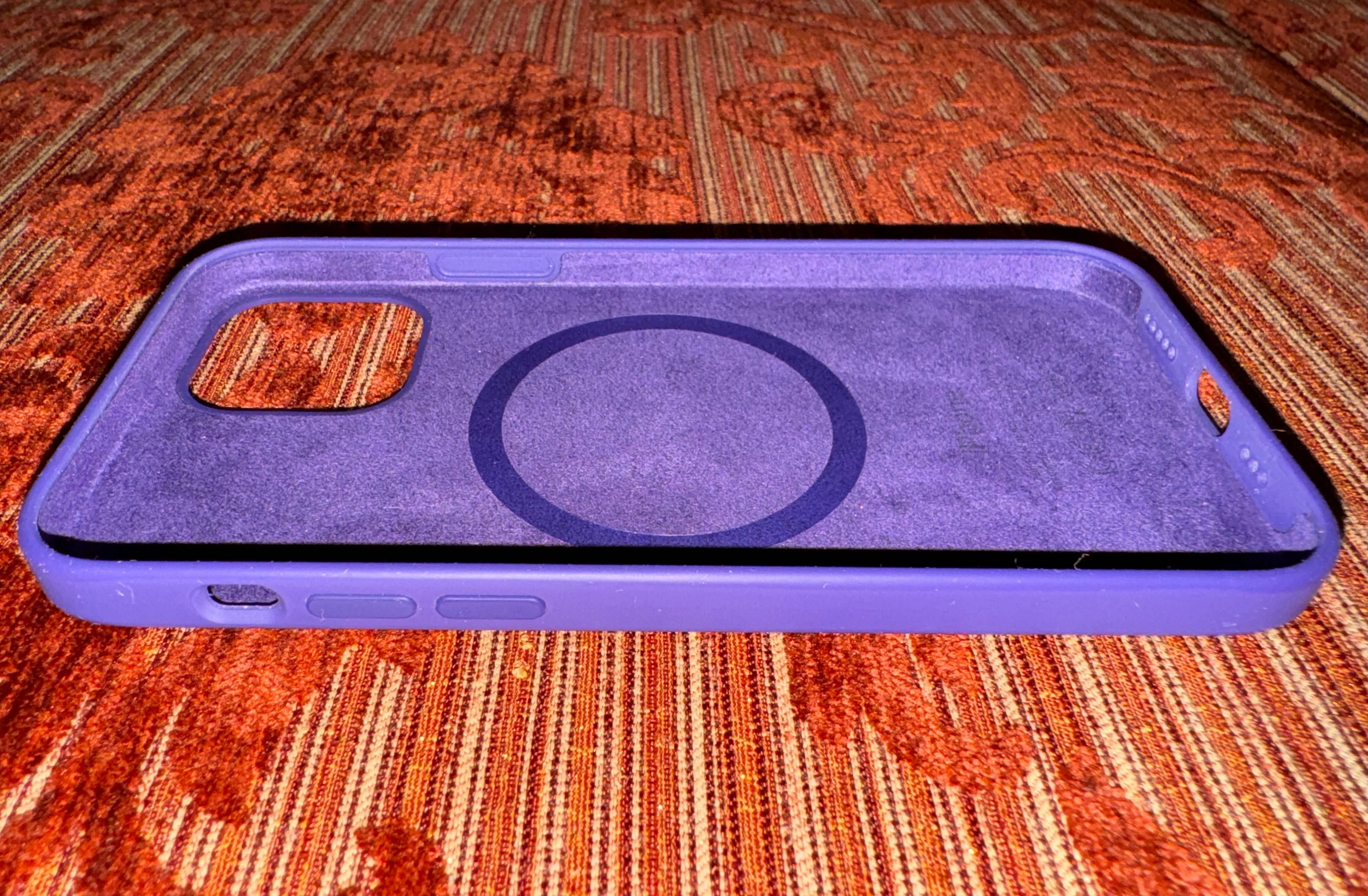 Чехол для iPhone 12 Pro Silicone Case with Magsafe (Amethyst) оригинал
