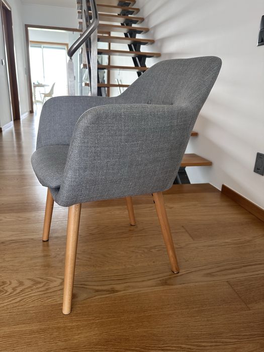 Cadeiras de sala estilo Nordico - 4 unidades