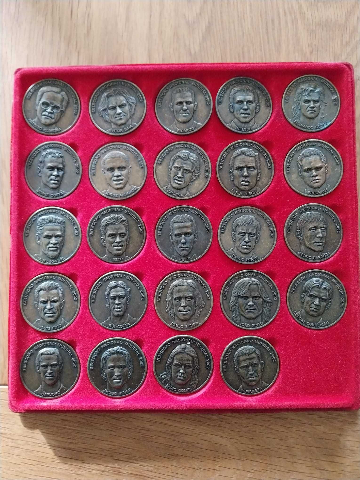 Medalhas da Seleção Nacional de Futebol - Mundial 2002.