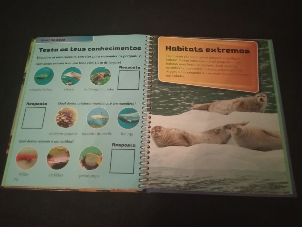 Livro" O Mundo Animal" Usado