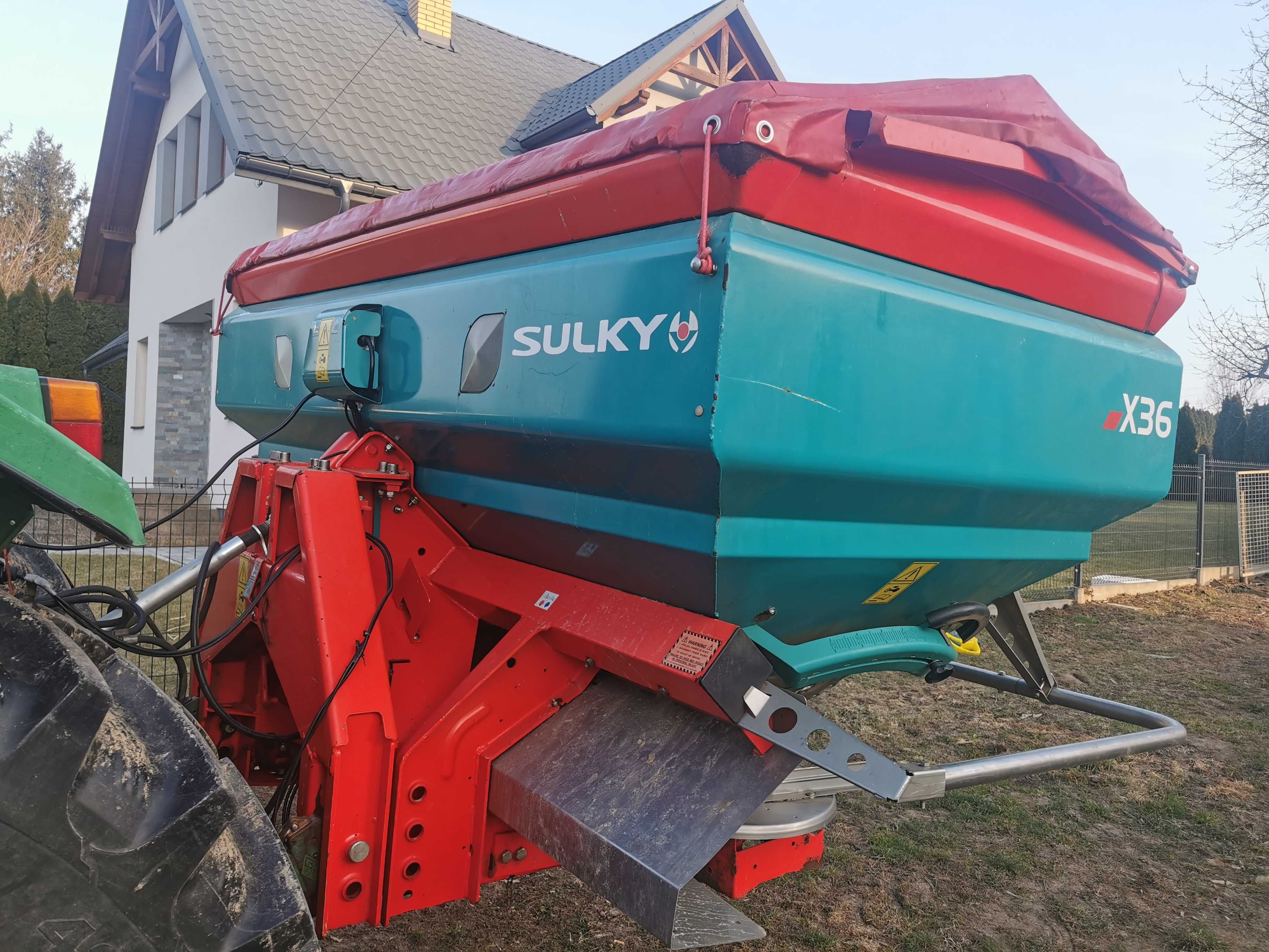 Rozsiewacz sulky x36, waga, komputer