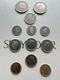 Монеты Швейцарии