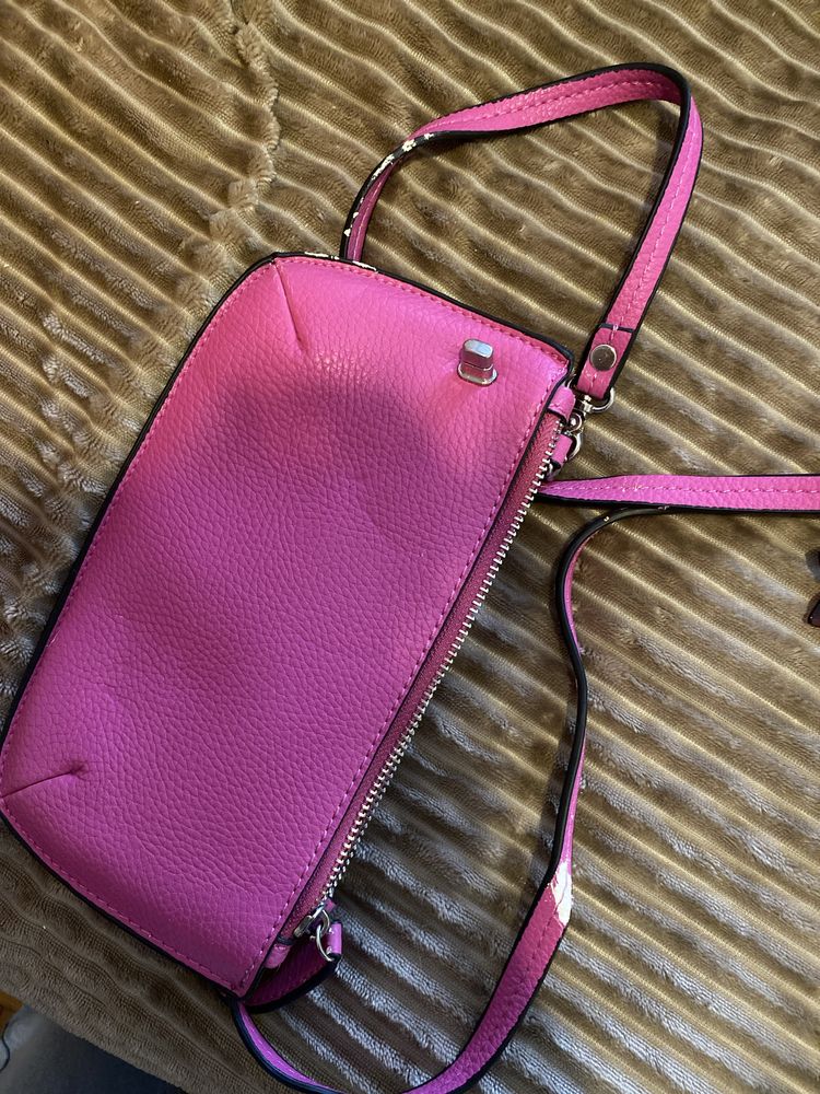 Bolsa tiracolo rosa