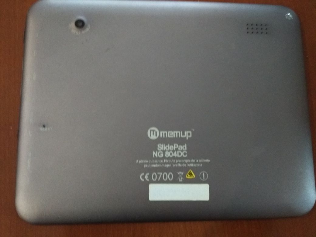 Tablet Memup  SlidePad NG 804DC para peças. Usado