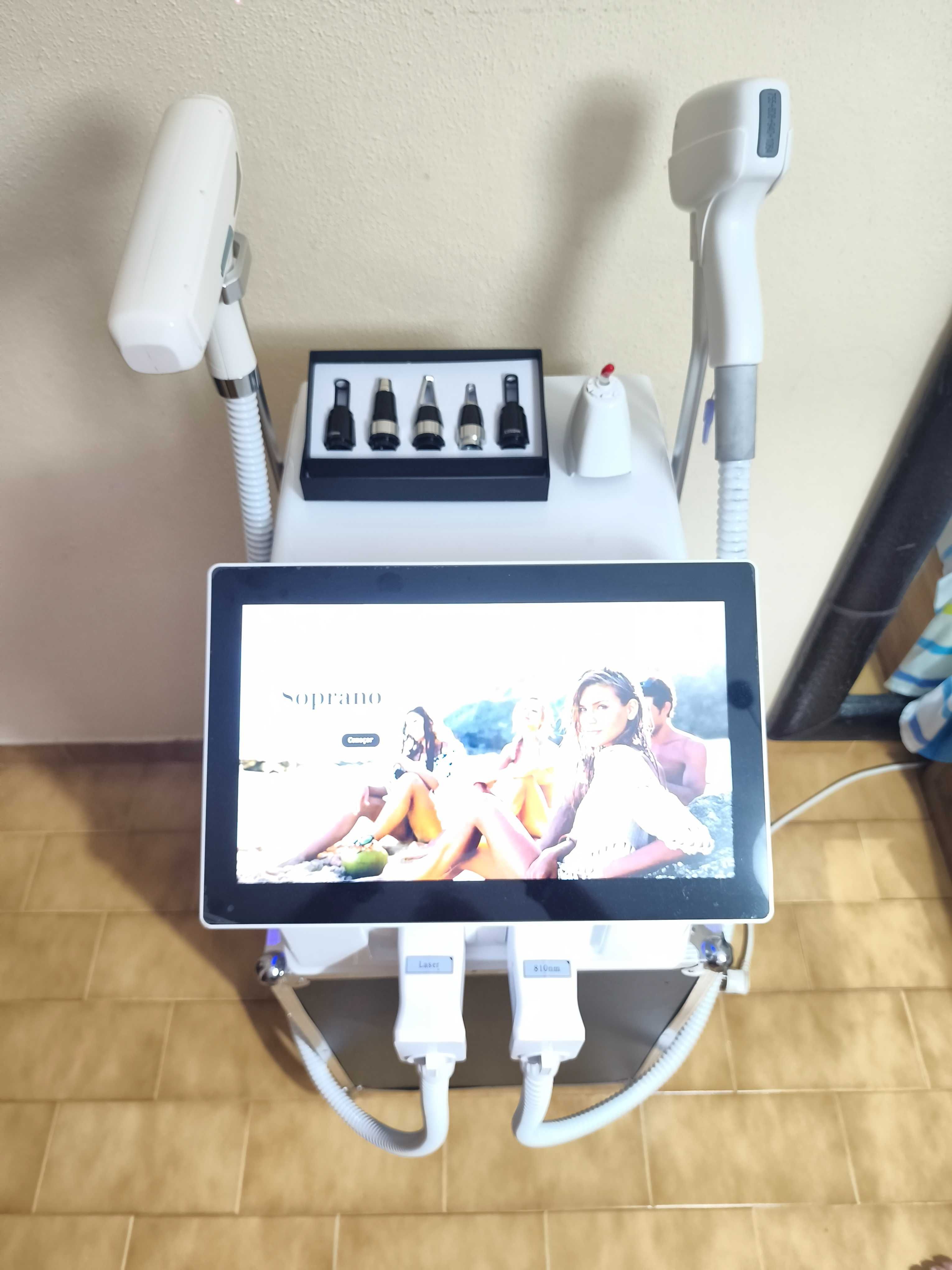 Maquina de Laser 2 em 1 - Remoção de Tatuagem Depilação